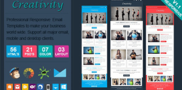 Creativity HTML Email BUilder