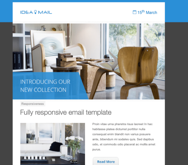 Ideamail HTML email template