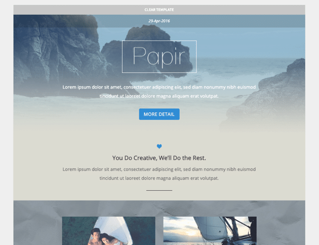 Papir Email TEmplate