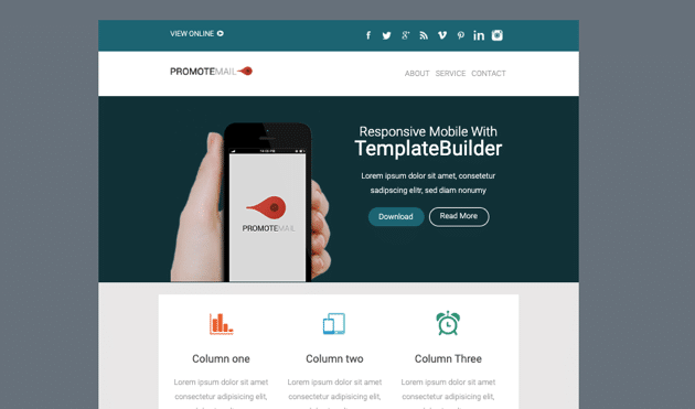 PromoteMail Email Template