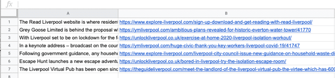 Preparing social media posts to bulk schedule to Buffer
